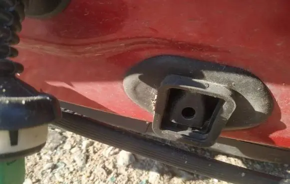 Citroen DS4 Rear door check strap stopper