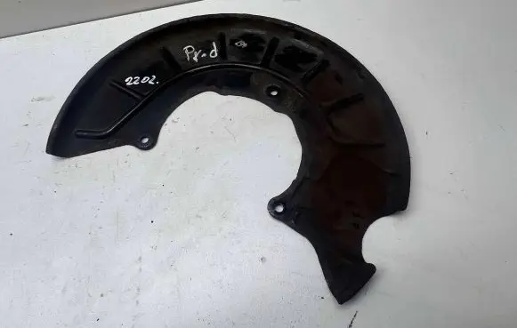 Volkswagen PASSAT B7 Front brake disc dust cover plate 1K0615312F