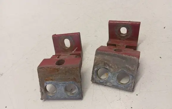 Front door hinge set