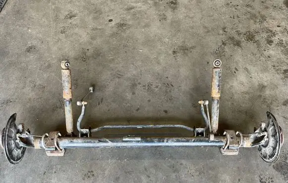Rear axle beam