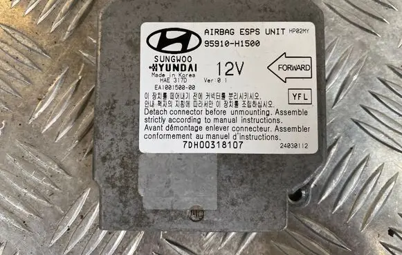 Hyundai Terracan Airbag control unit/module 95910H1500 24030112 7DH00318107