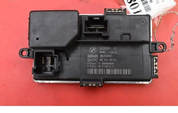 BMW 5 F10 F11 Heater blower motor/fan resistor 9226780