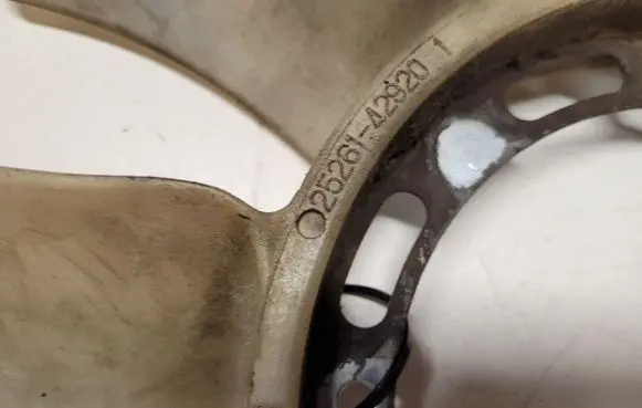 KIA Sorento Fan impeller 25261429201