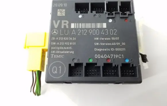 Mercedes-Benz E W212 Door control unit/module A2129004302