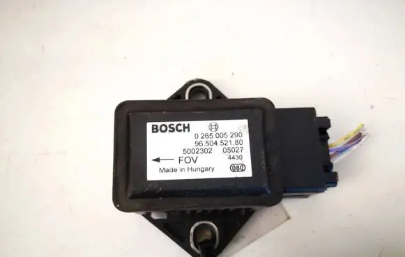 Peugeot 807 ESP acceleration yaw rate sensor 9650452180 0265005290