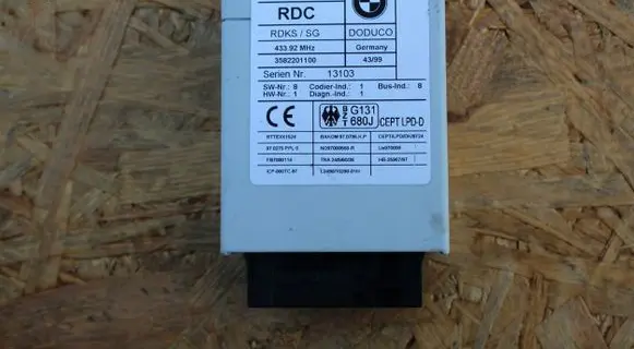 BMW X5 E53 Tire pressure control unit 6751371