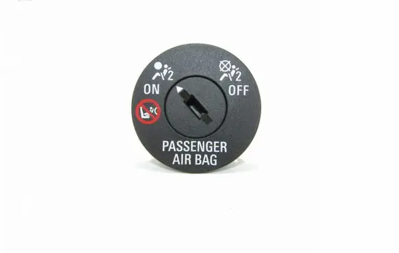 Passenger airbag on/off switch