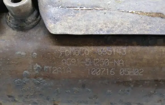 Ford Galaxy Catalyst/FAP/DPF particulate filter AV615K291CA Ag91-5h250-na Ag915h250na