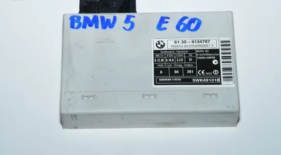 BMW 5 E60 E61 Keyless (KESSY) go control unit/module 9134707