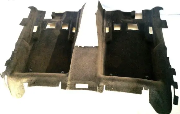 Audi A8 S8 D4 4H Rear floor carpet liner 4H4863021