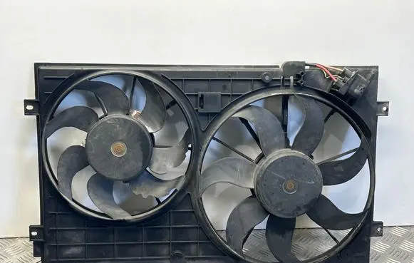 Volkswagen PASSAT B7 Electric radiator cooling fan 1K0121207BB