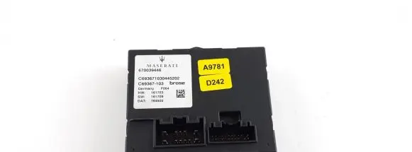 Tailgate/trunk control unit/module