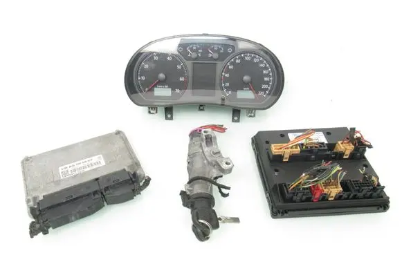 Volkswagen Polo IV 9N3 Engine control unit/module ECU 6Q2937049F 03D906023 6Q0920804