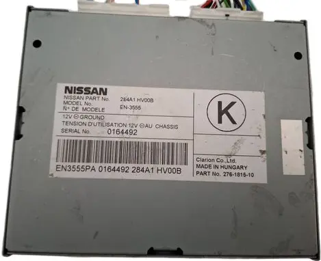 Nissan Qashqai Other control units/modules 284A1HV00B EN3555 0164492