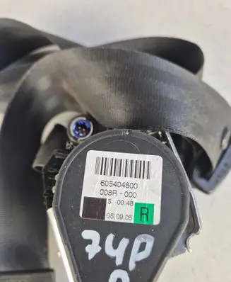 Audi A6 S6 C6 4F Front seatbelt 605404800 008R000