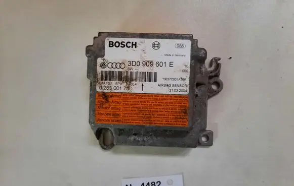 Volkswagen Touareg I Airbag control unit/module 3D0909601E
