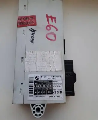 BMW 5 E60 E61 CAS control unit/module 6943854 5WK47995 C2911ACAS2