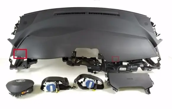 Toyota C-HR I Airbag set with panel 