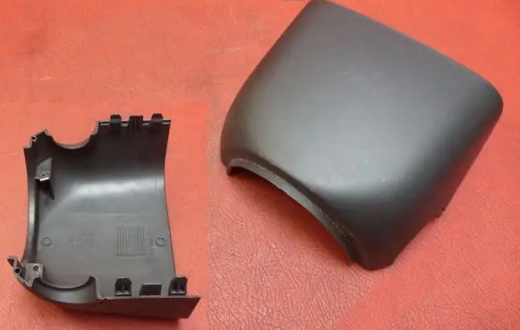Steering wheel column trim