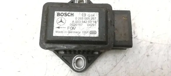 Mercedes-Benz E W211 ESP acceleration yaw rate sensor 0265005267 A0035420318