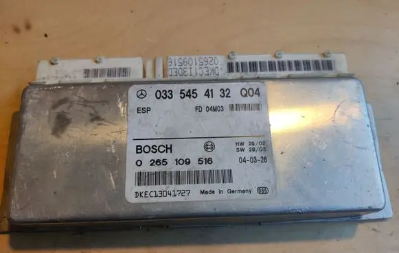 Mercedes-Benz E W211 ESP (stability system) control unit 0335454132 0265109516