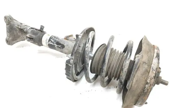 Front shock absorber with coil spring