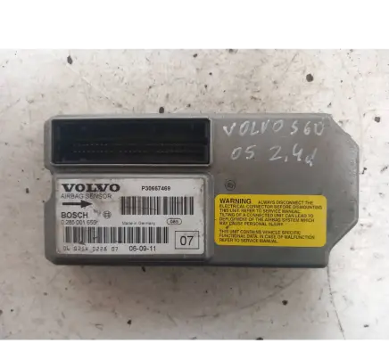 Volvo S60 Airbag control unit/module P30667469 0285001655