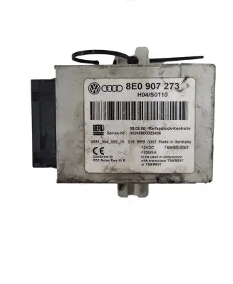 Audi A4 S4 B7 8E 8H Tire pressure control unit 8E0907273 H04S0110