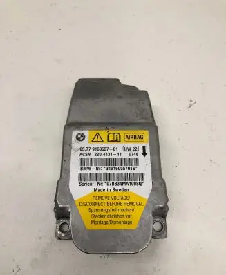 BMW 5 E60 E61 Airbag control unit/module 9160557 220443111 31916055701S