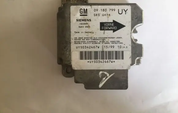 Opel Astra G Airbag control unit/module 09180799