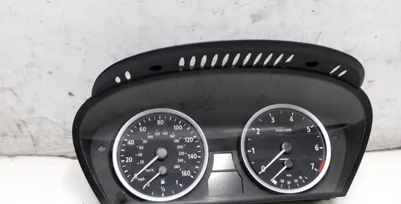 BMW 5 E60 E61 Speedometer (instrument cluster) 110080213249 62116947356 A2C53020569