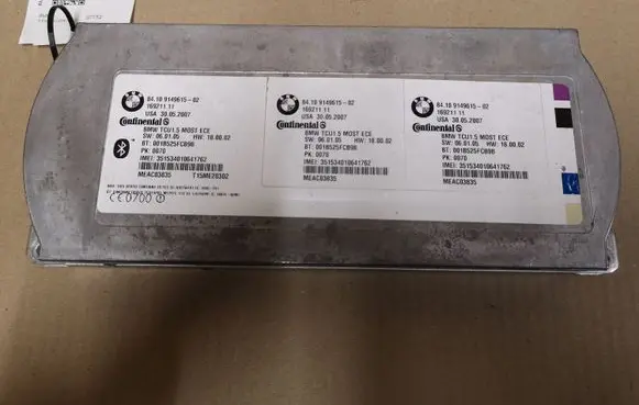 BMW 5 E60 E61 Bluetooth control unit module 8410914961502 16921111
