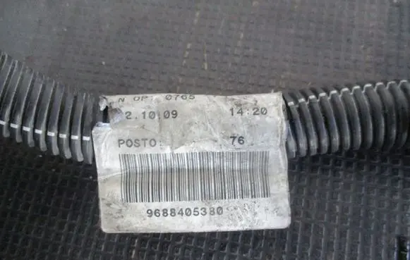 Peugeot 5008 Wires (generator/alternator) 9688405380
