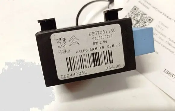Citroen C6 Seat control module 9657087180
