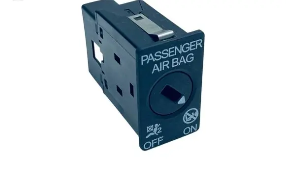 Passenger airbag on/off switch