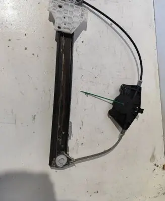 Sliding door window regulator with motor