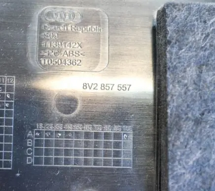 Audi A3 S3 8V Other interior part 8V2857557