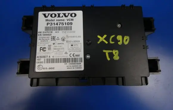 Volvo XC90 Comfort/convenience module 31475109 31475110 TD150013202