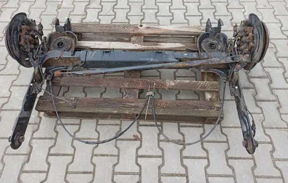 Rear axle beam