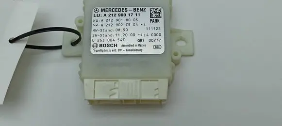 Mercedes-Benz E W212 Parking PDC control unit/module A2129001711 A2129018003 A2129027504
