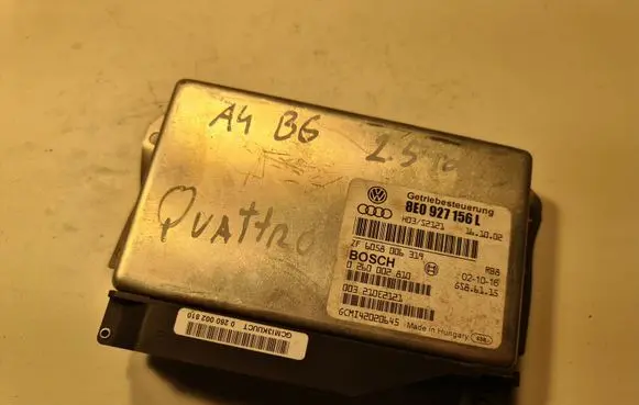 Audi A4 S4 B6 8E 8H Gearbox control unit/module 8E0927156L