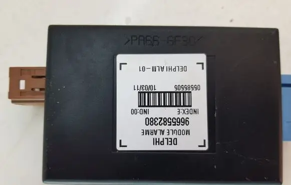 Peugeot 508 Alarm control unit/module 9665582380