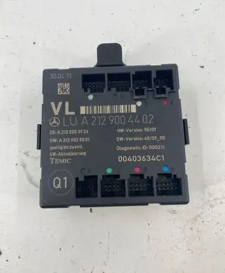 Mercedes-Benz C W204 Door control unit/module A2128203926 A2129004402 A2129028001