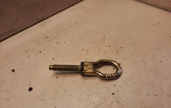 Towing hook eye