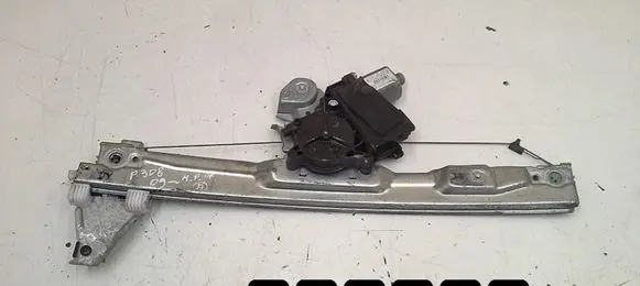 Peugeot 308 Front door window regulator with motor 0130822368