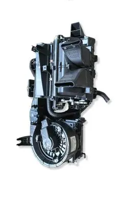 Interior heater climate box assembly