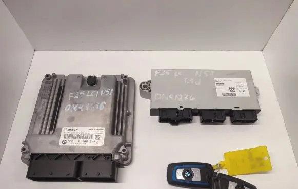 BMW X3 F25 Engine ECU kit and lock set 13618586544 13618572042