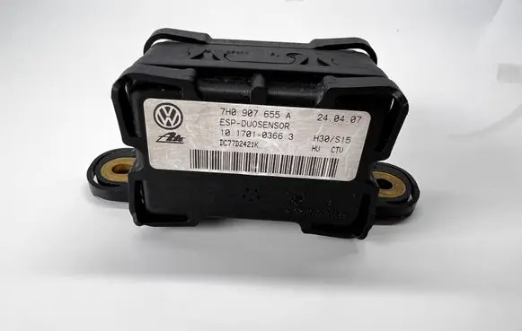 Volkswagen Golf V ESP acceleration yaw rate sensor 7H0907655A 10170103663 107702421K