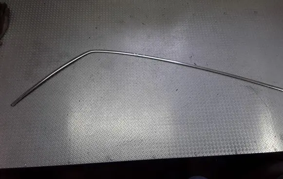 Rear door glass trim molding