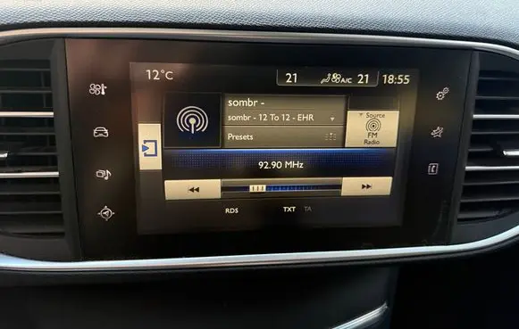 Peugeot 308 Screen/display/small screen E1067793 96782700 1304148X